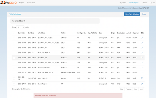 THERA Flight Line Management System