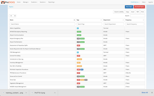 TILOS Training Content Module
